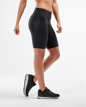 2XU Compresión de movimiento Shorts negros para mujeres