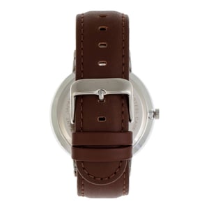 Simplifique el reloj con correa de cuero 6500