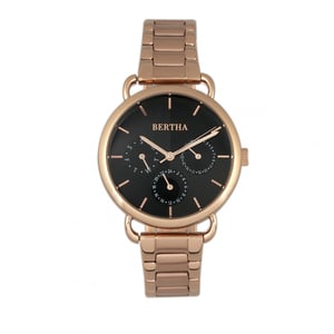 Reloj de pulsera Bertha Gwen con día/fecha
