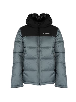 Champion Chaqueta Down Jacket del hombre negro, verde