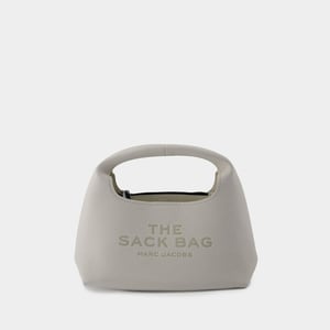 Bolso de mano The Mini Sack - Marc Jacobs - Piel - Blanco