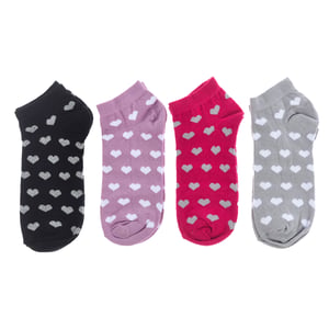 Pack de 4 Calcetines tobilleros mujer, calcetines cortos mujer