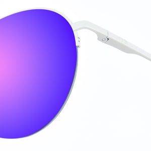 Gafas de sol de metal con forma ovalada Maxy mujer