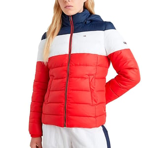 Chaqueta Tommy Jeans para mujer, corte ajustado, combinación de colores