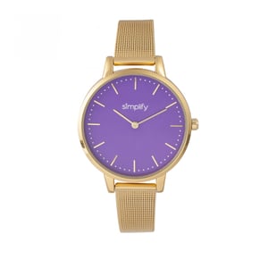 Simplifique el reloj de pulsera de malla 5800