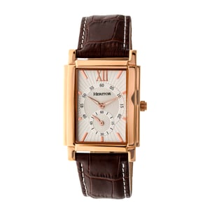 Reloj automático Heritor Frederick con correa de cuero