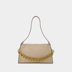 Bolso Kesme de piel marfil