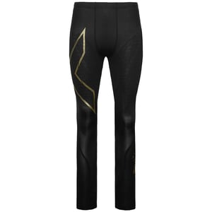 2XU Velocidad de luz Compresión Mens Negro/Oro medias
