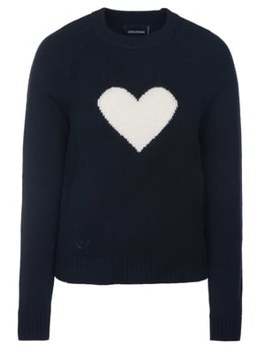 Jersey Zadig & Voltaire LILI WS HEART negro