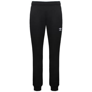 Pantalones de vía negras para hombre de vellón umbro cónico