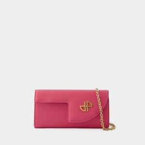 Cartera con cadena - PATOU - Piel - Rosa