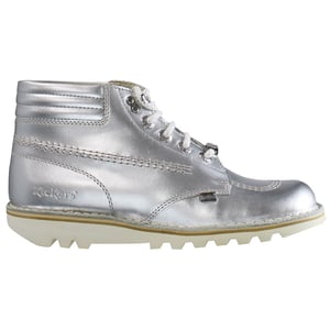 Boots de plata de tobillo para mujer de pateadores