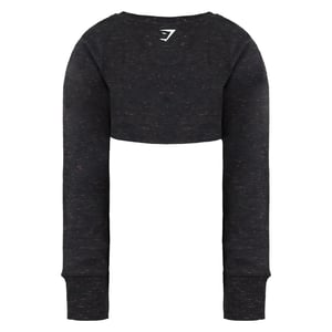 Gymshark Sol Lift Top de cultivos negros para mujer