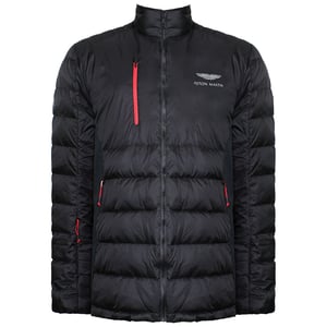 Hackett Aston Martin Apex Chaqueta Moto Negra Hombre