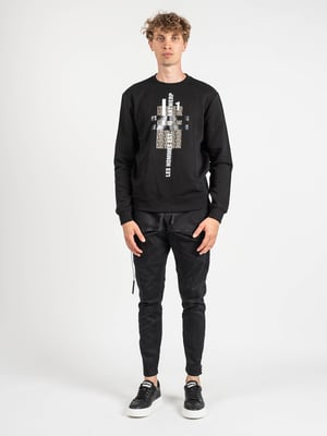 Les Hommes Sudadera del hombre negro