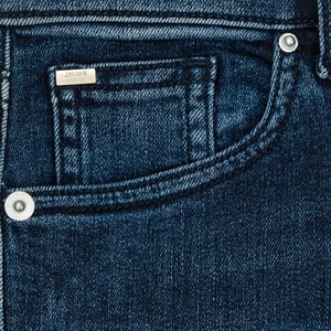 Pantalones largos tejanos efecto gastado 6Y5J90-5D25Z mujer