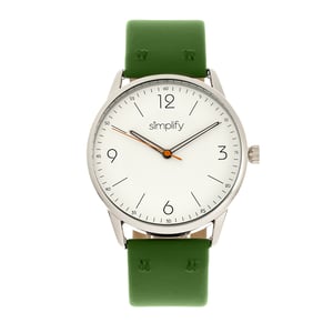 Simplify El Reloj de Correa de Cuero 6300