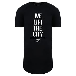 Camiseta negra para hombre de Gymshark Amsterdam