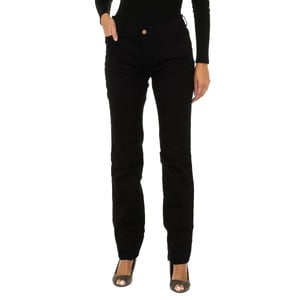 Pantalones largos de tejido elástico 6Y5J85-5DXIZ mujer