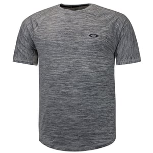 Camiseta de hombre gris oscuro de la tripulación de manga corta Oakley 434016 24U