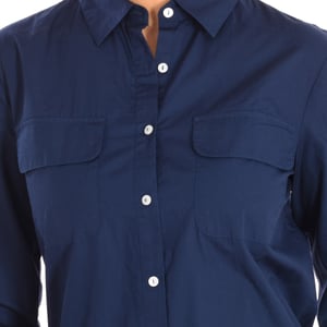 Camisa manga larga cuello solapa 5WR85Q8L4 mujer
