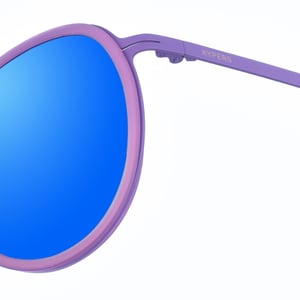 Gafas de sol de metal con forma ovalada Cameron unisex