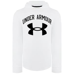 Sudadera con capucha Under Armour Rival Terry Big Logo Blanco para hombre