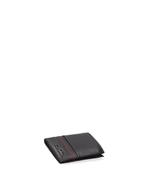 Pierre Cardin Billetera Hombres BLACK AND RED