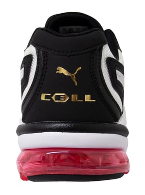 Puma Cell Stellar Womens Entrenadores negros/blancos