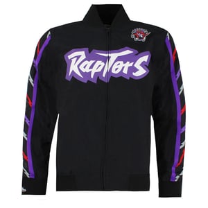 Mitchell y Ness Nba Toronto Raptors Hook Shoot Warm Up Chaqueta para hombre