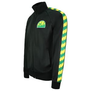 Mitchell & Ness Seattle Supersonics Mens Black Track Chaqueta