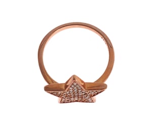 Anillo de Plata 925 con Estrella de CZ Clara para Mujeres Nialaya