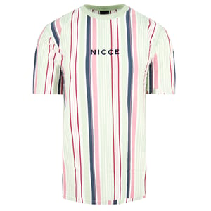 Camiseta de hombre multicolor de cuello redondo de manga corta Nicce 202 1 09 02 0218