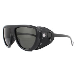 Gafas de Sol Moncler ML0089 01D Negro Brillante Humo Polarizado