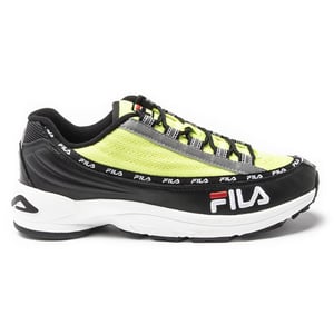 Fila DSTR97 Mens Black/Lime Entrenadores