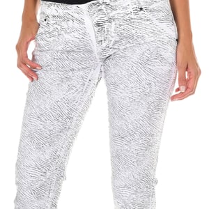 Pantalon Largo con bajos con corte estrecho 70DBF0585-R216 mujer