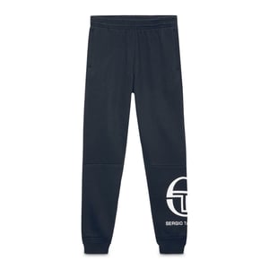 Sergio Tacchini Logotipo de cintura estirada Marina azul Pantalones de pista para hombre 38339 200