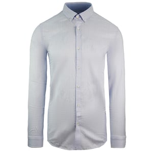 Lacoste Slim Fit Oxford Mens Light Blue Woven Camiseta