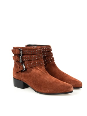 Geox Botines Peython de mujer marrón