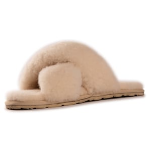 Aus Wooli Australia Pantuflas Brighton de lana de oveja para mujer