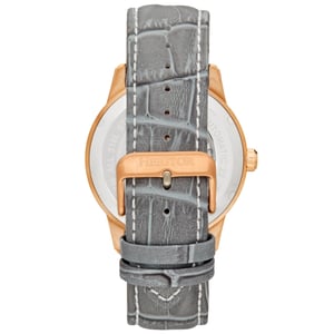 Reloj automático Heritor Davies semiesqueleto con correa de cuero