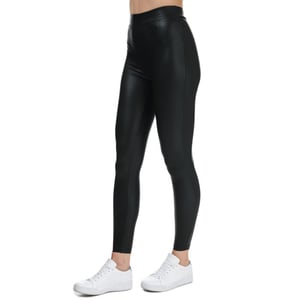 Leggings Cool Coated Solo para Mujeres en Negro