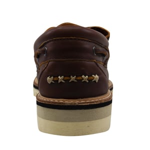 Timberland Selbyville 3 Eye Brown Leather Lace Up Boath Boats A1jel