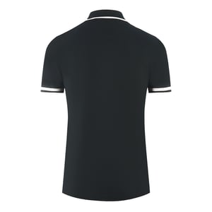 Aquascutum London Union Jack polo negro