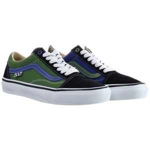 VANA Zapatos de hombre verde de la Universidad Old Skool