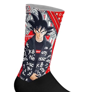 Calcetines de caña larga estampados elásticos unisex