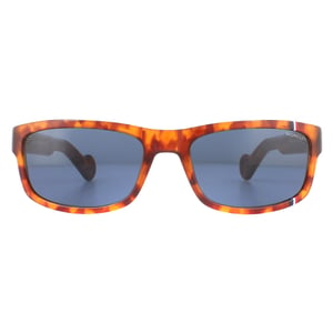 Gafas de sol Moncler rectángulo hombre azul habana