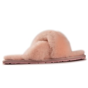 Aus Wooli Australia Pantuflas Brighton de lana de oveja para mujer