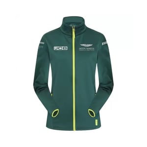 Chaqueta Softshell Verde Aston Martin F1 Official Team Mujer