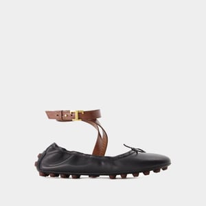 Bailarinas Gommini - <#Tod's#> - Piel - Negro